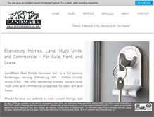 Tablet Screenshot of landmarkellensburg.com